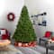 9ft. Pre-Lit Sierra Spruce Artificial Christmas Tree, Clear LED Lights